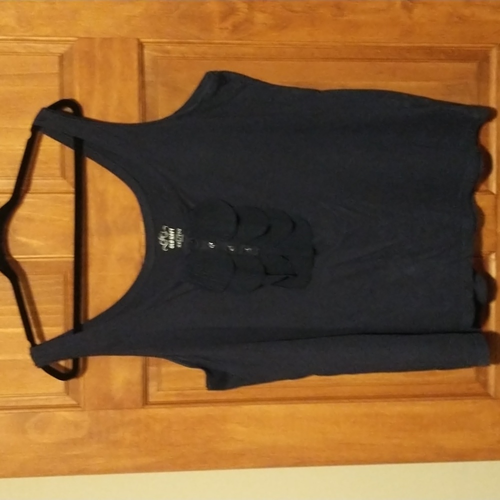 Old Navy woman's size 2X cotton tank in navy blue